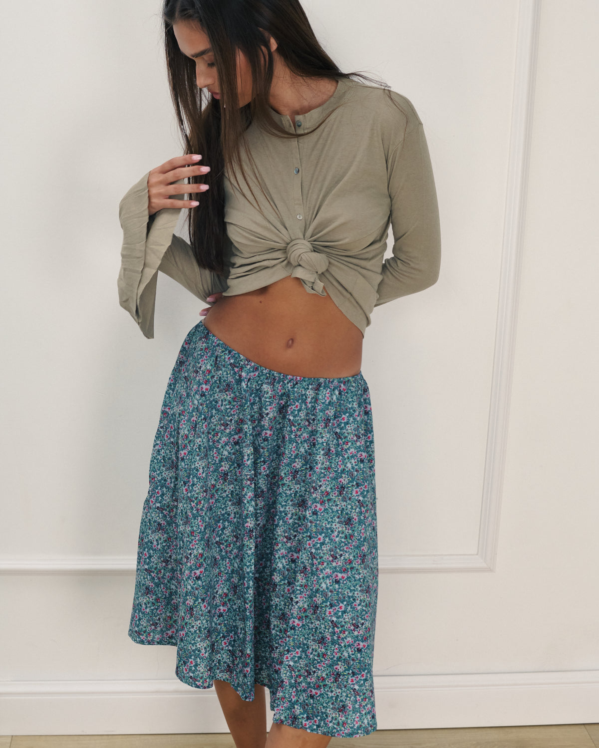 JESS SKIRT FLOWER MULTI