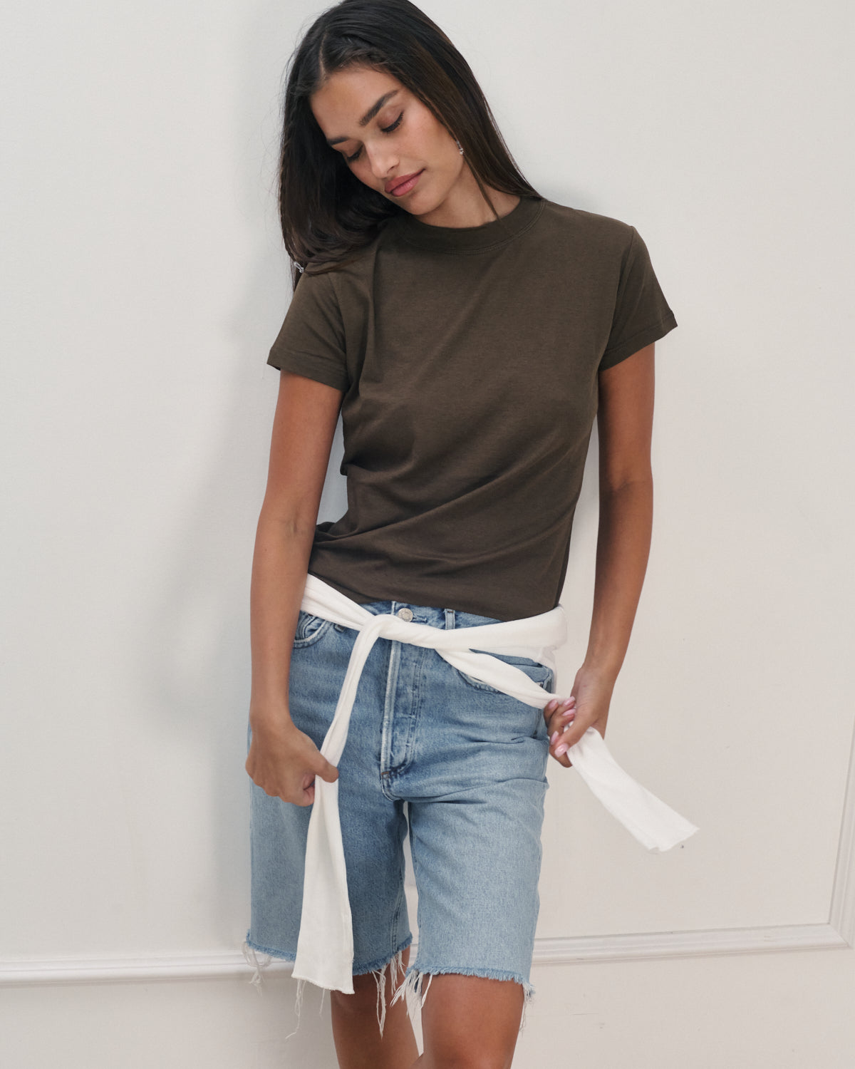 JULIE TEE SMOKY BROWN