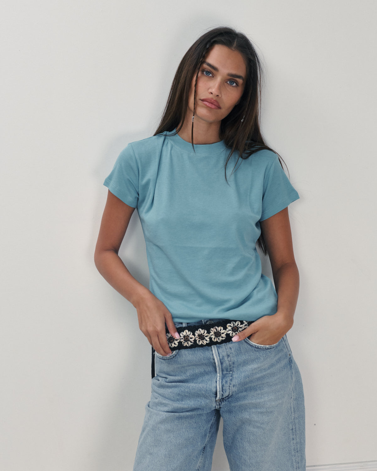 JULIE TEE BLUE JEANS