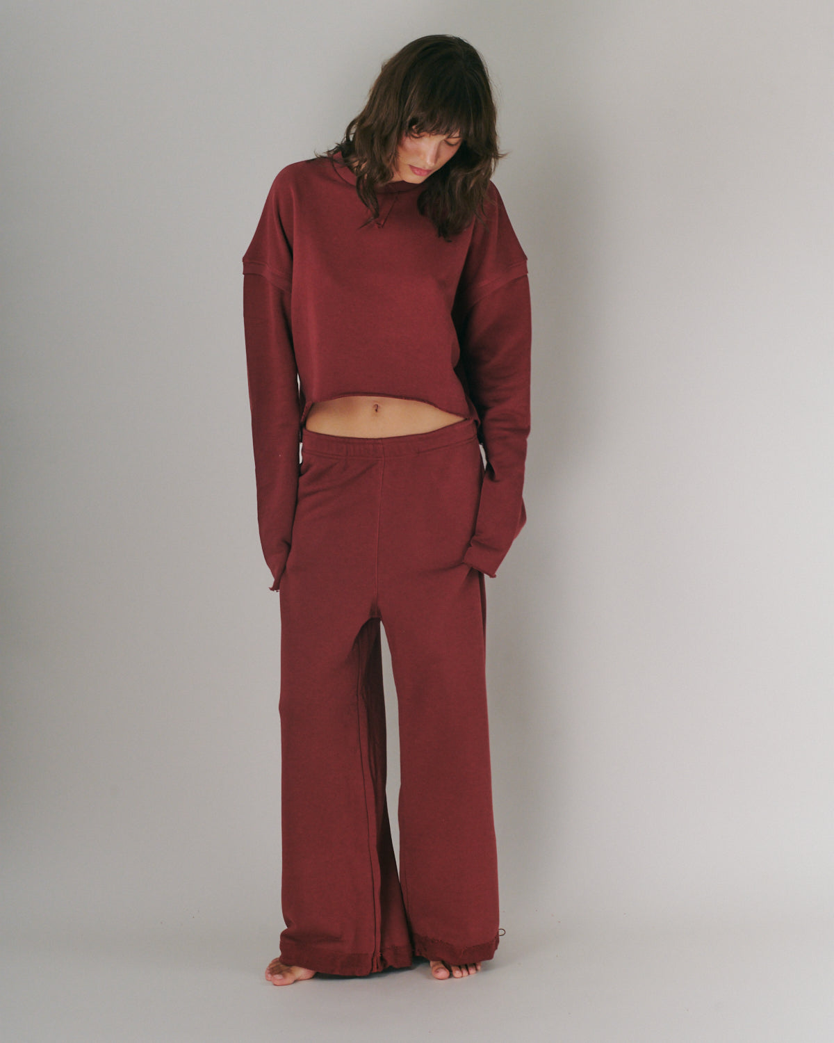 MATAN PANTS BURGUNDY