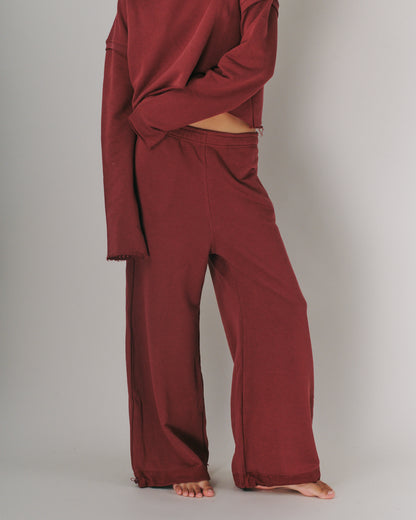 MATAN PANTS BURGUNDY