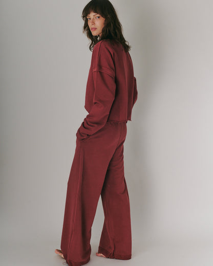 MATAN PANTS BURGUNDY