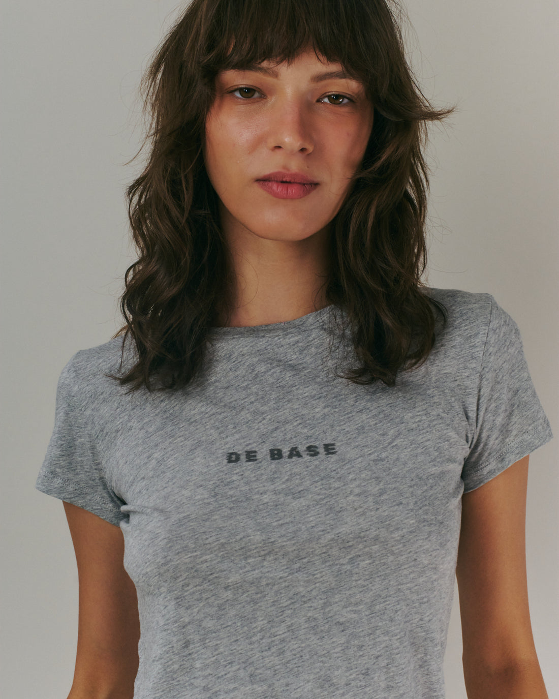 LOGO TEE AMERICAN GREY