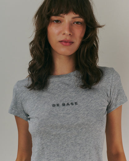 LOGO TEE AMERICAN GREY