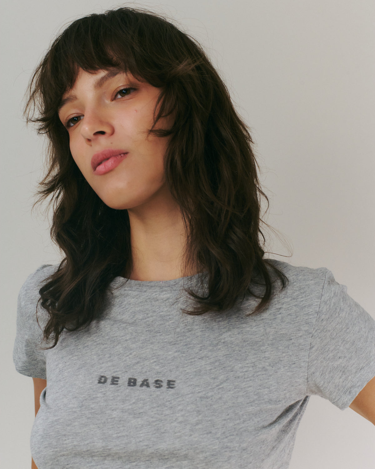 LOGO TEE AMERICAN GREY