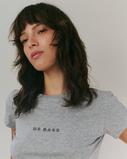 LOGO TEE AMERICAN GREY