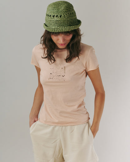 LOGO TEE BABY PINK