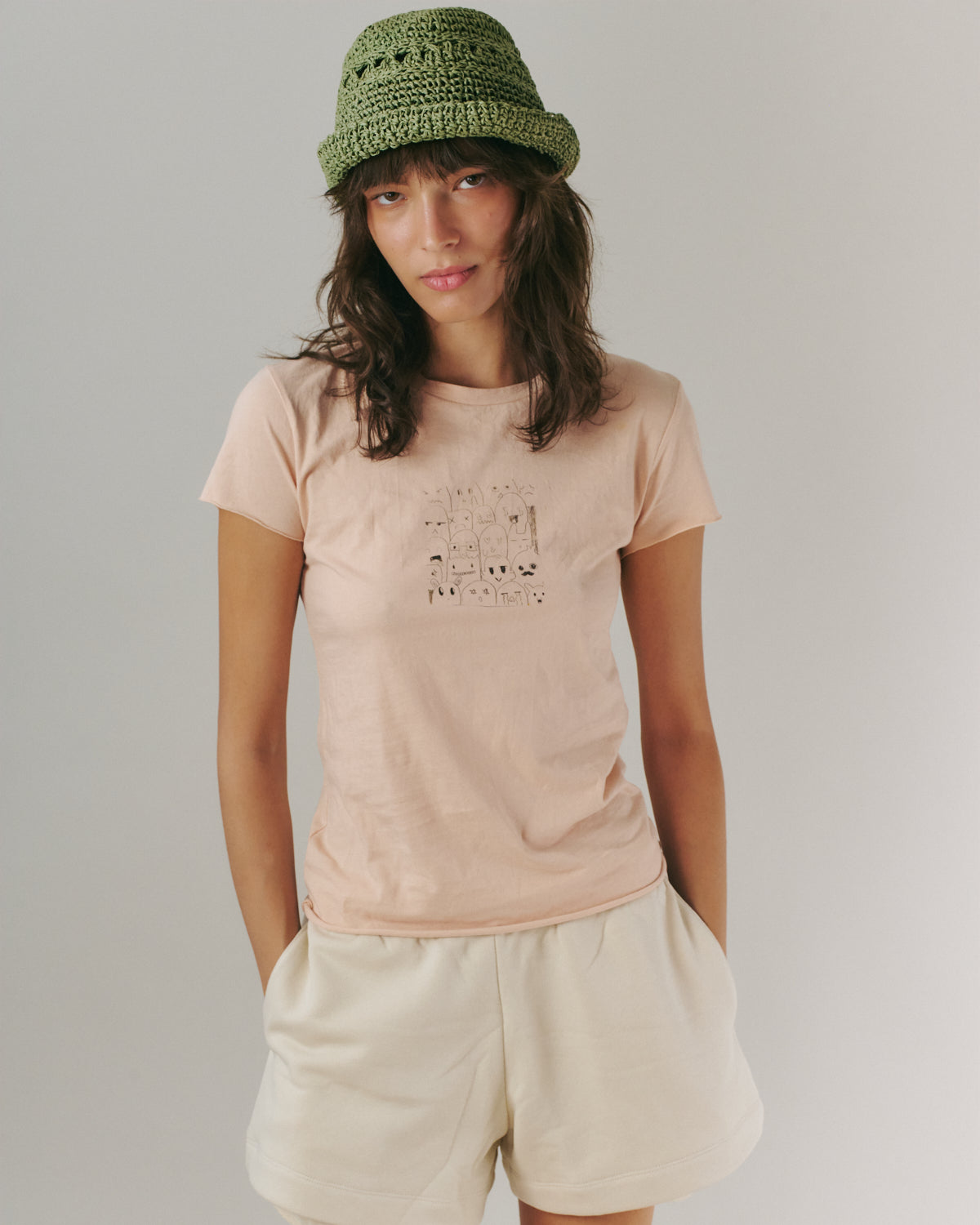 LOGO TEE BABY PINK