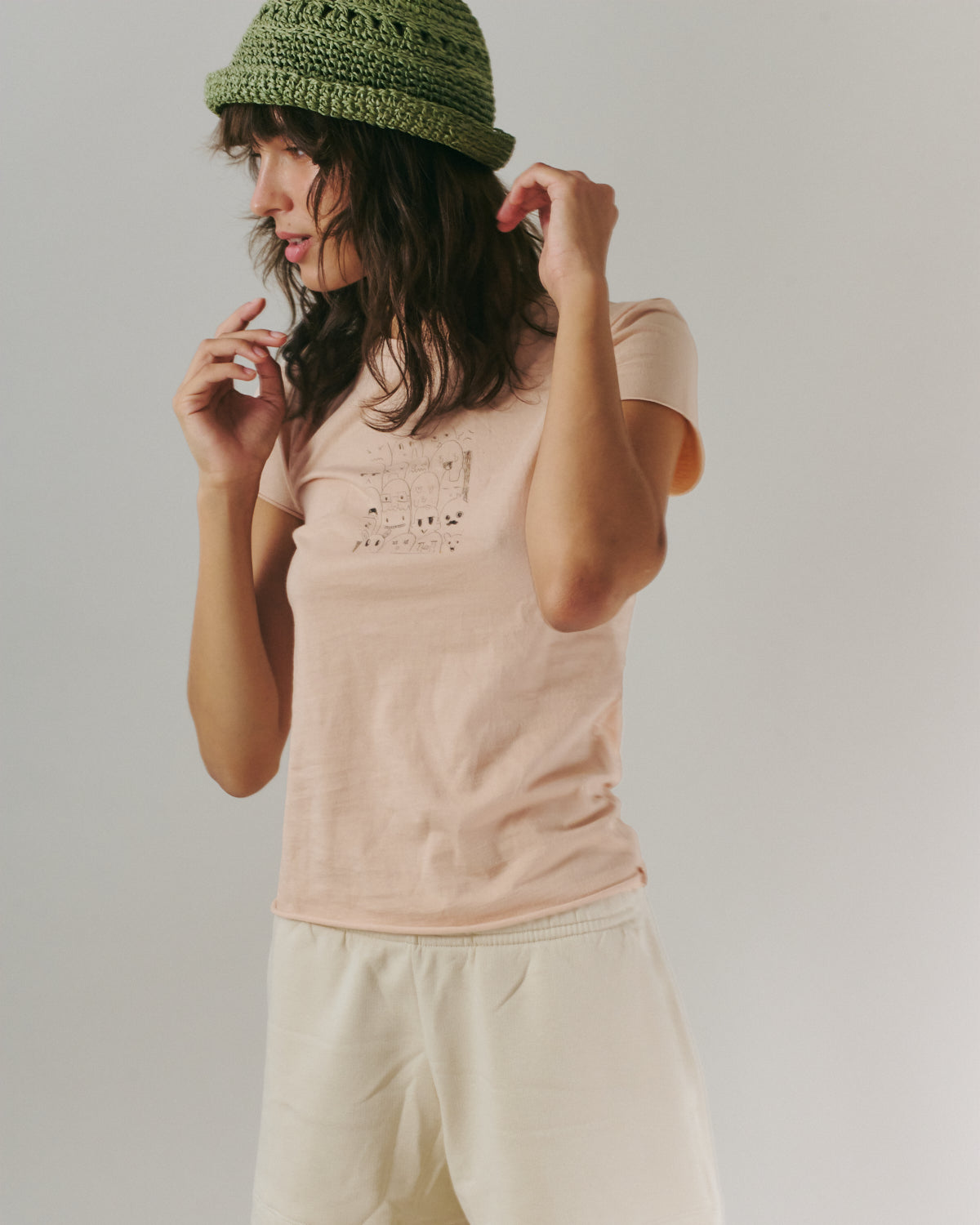LOGO TEE BABY PINK