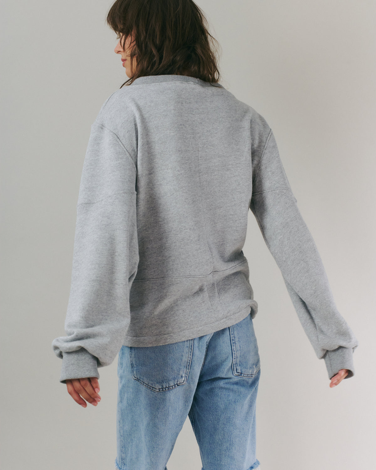 CHLOE CARDIGAN AMERICAN GREY