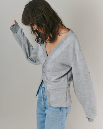 CHLOE CARDIGAN AMERICAN GREY