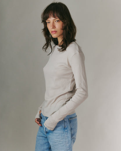 OLI RIB TEE OYSTER