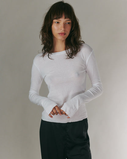 DANIELLA LONG SLEEVE WHITE