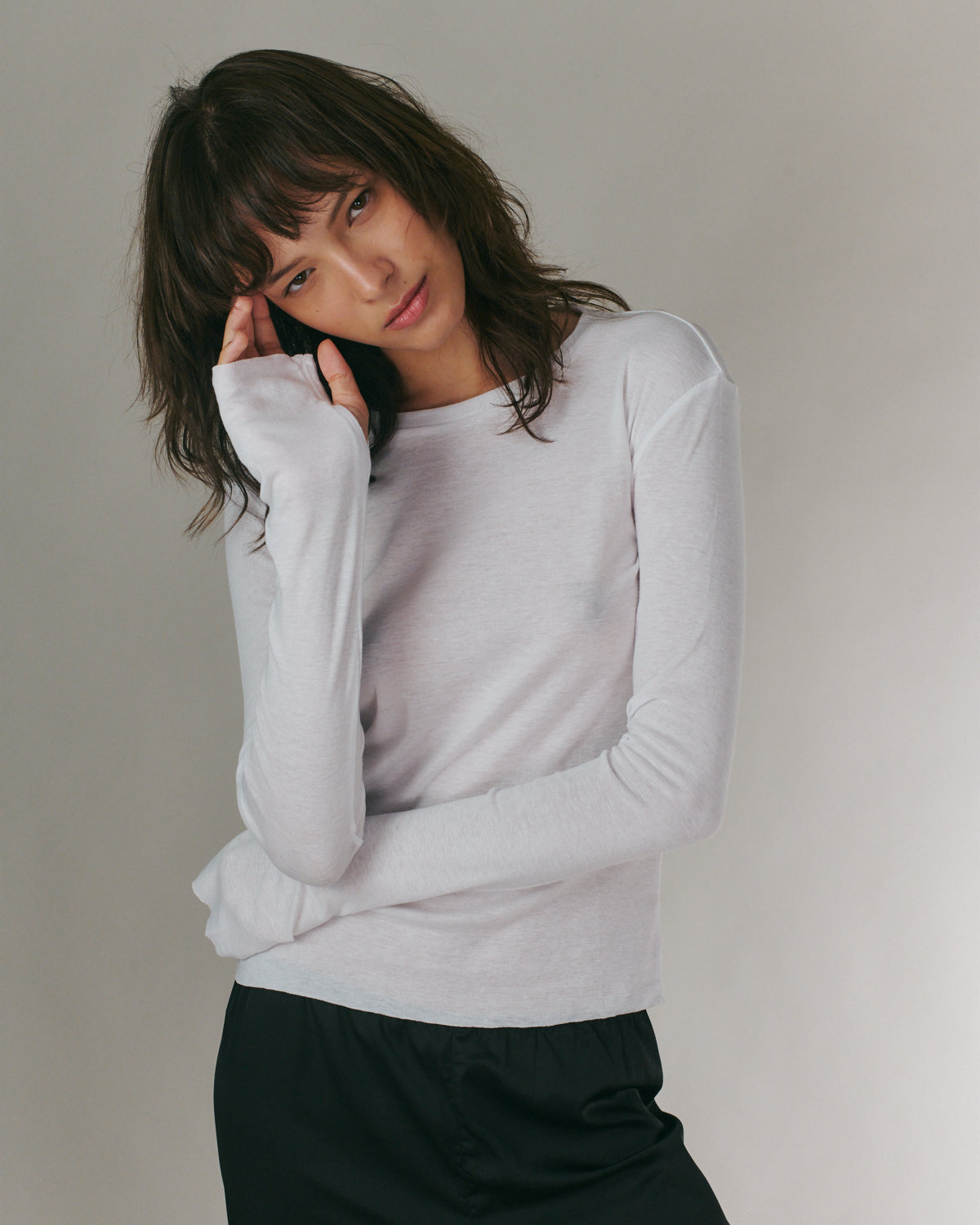 DANIELLA LONG SLEEVE WHITE