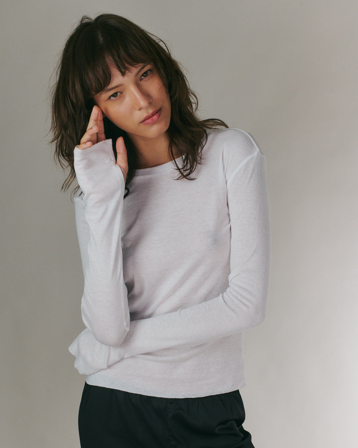 DANIELLA LONG SLEEVE WHITE