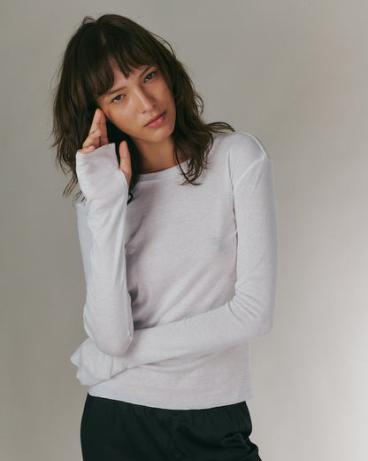 DANIELLA LONG SLEEVE WHITE