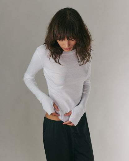 DANIELLA LONG SLEEVE WHITE