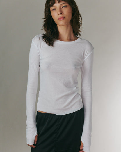 DANIELLA LONG SLEEVE WHITE