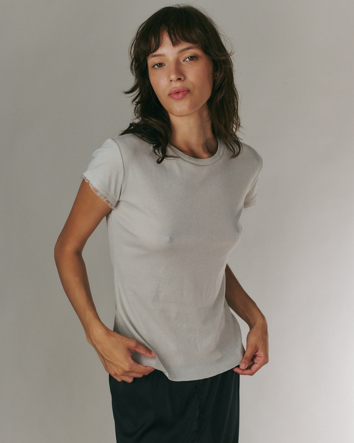 POLY T SHIRT STONE