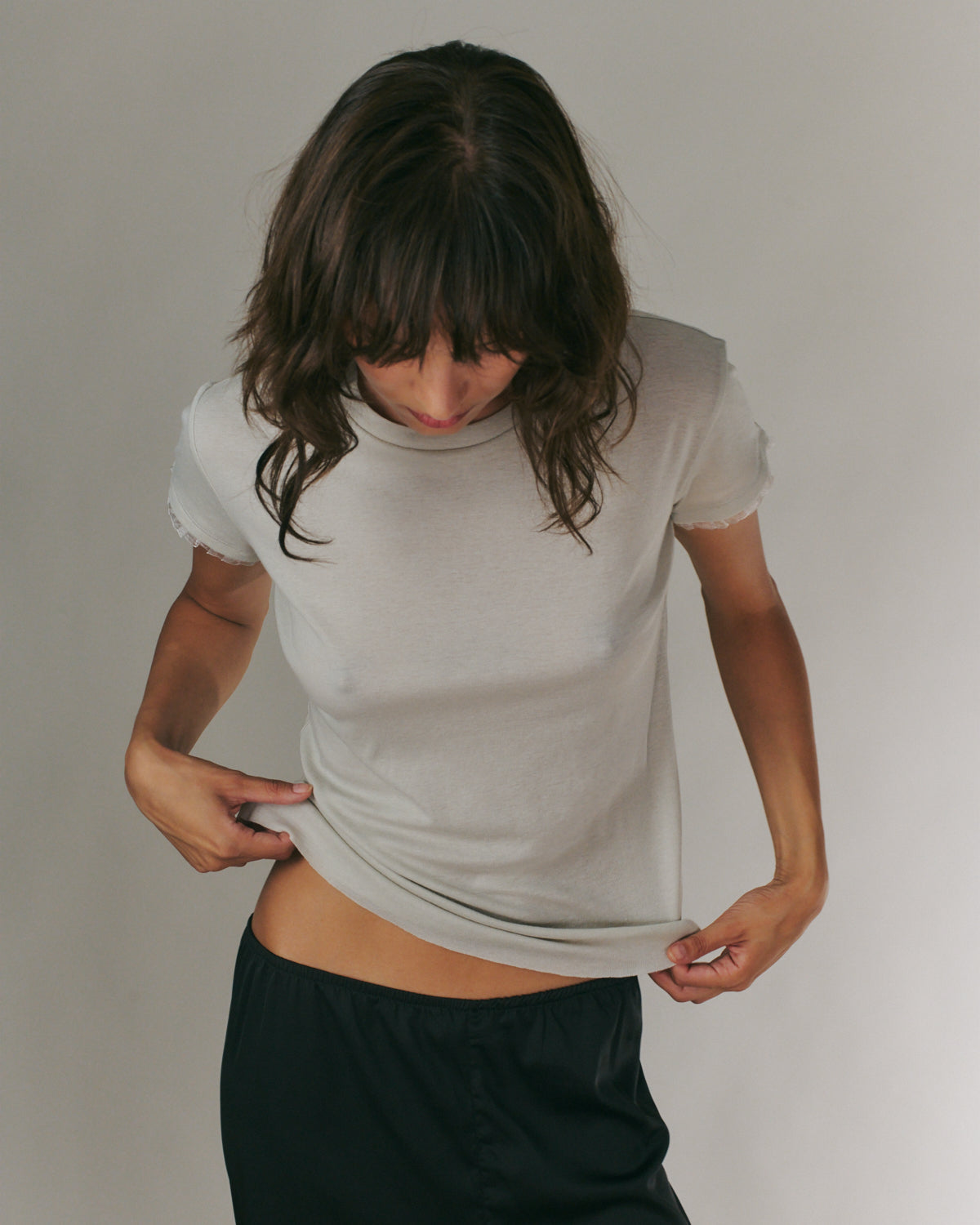 POLY T SHIRT STONE