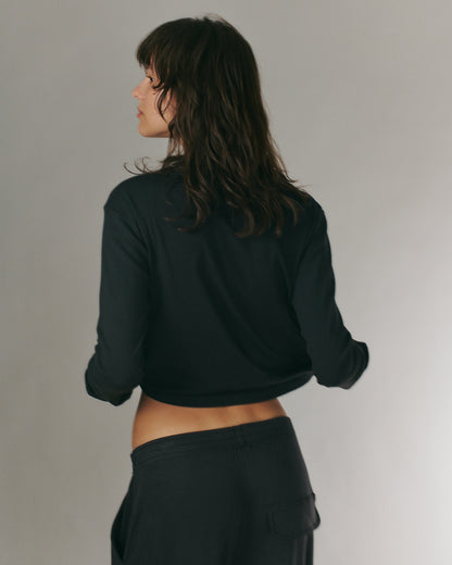 ROXY TEE EASY BLACK