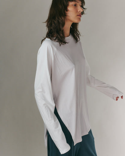 ANNE SHIRT ICE &amp; OFF WHITE