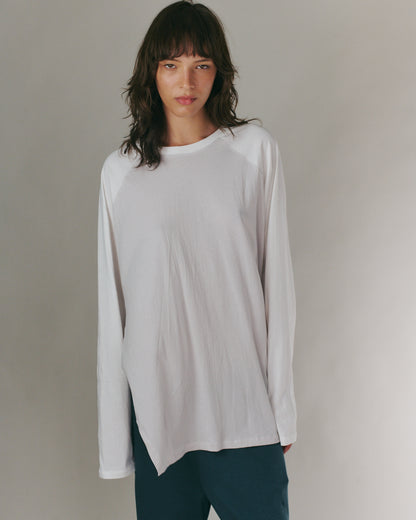ANNE SHIRT ICE &amp; OFF WHITE