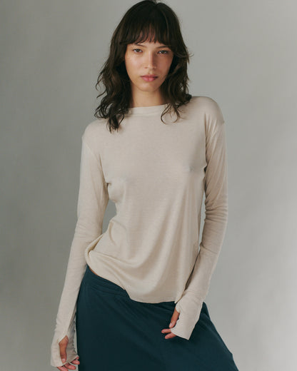 MILA TEE IVORY