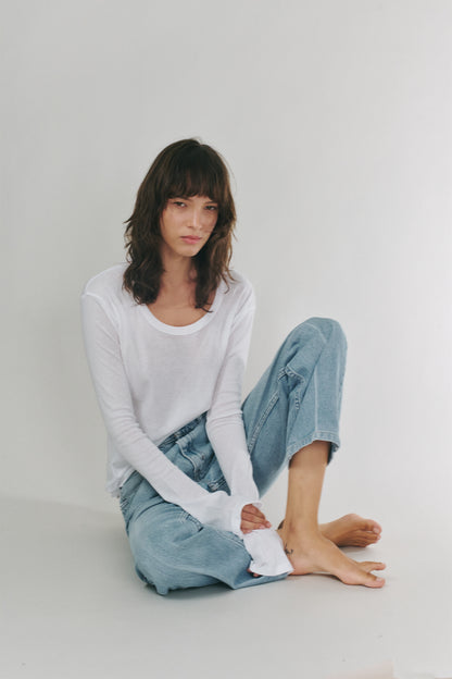 EDEN LONG SLEEVE WHITE