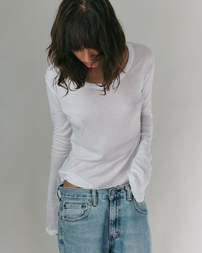 EDEN LONG SLEEVE WHITE