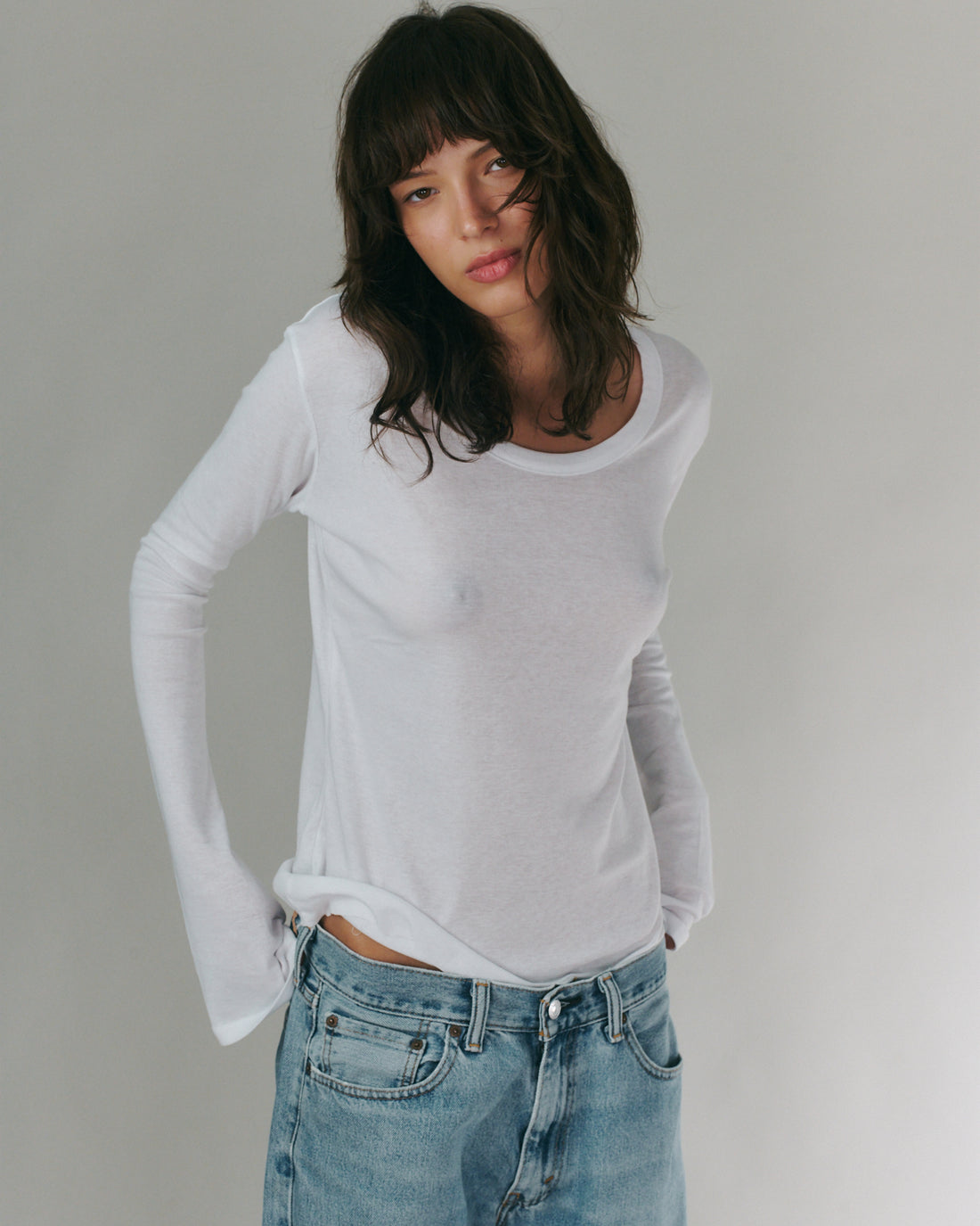 EDEN LONG SLEEVE WHITE