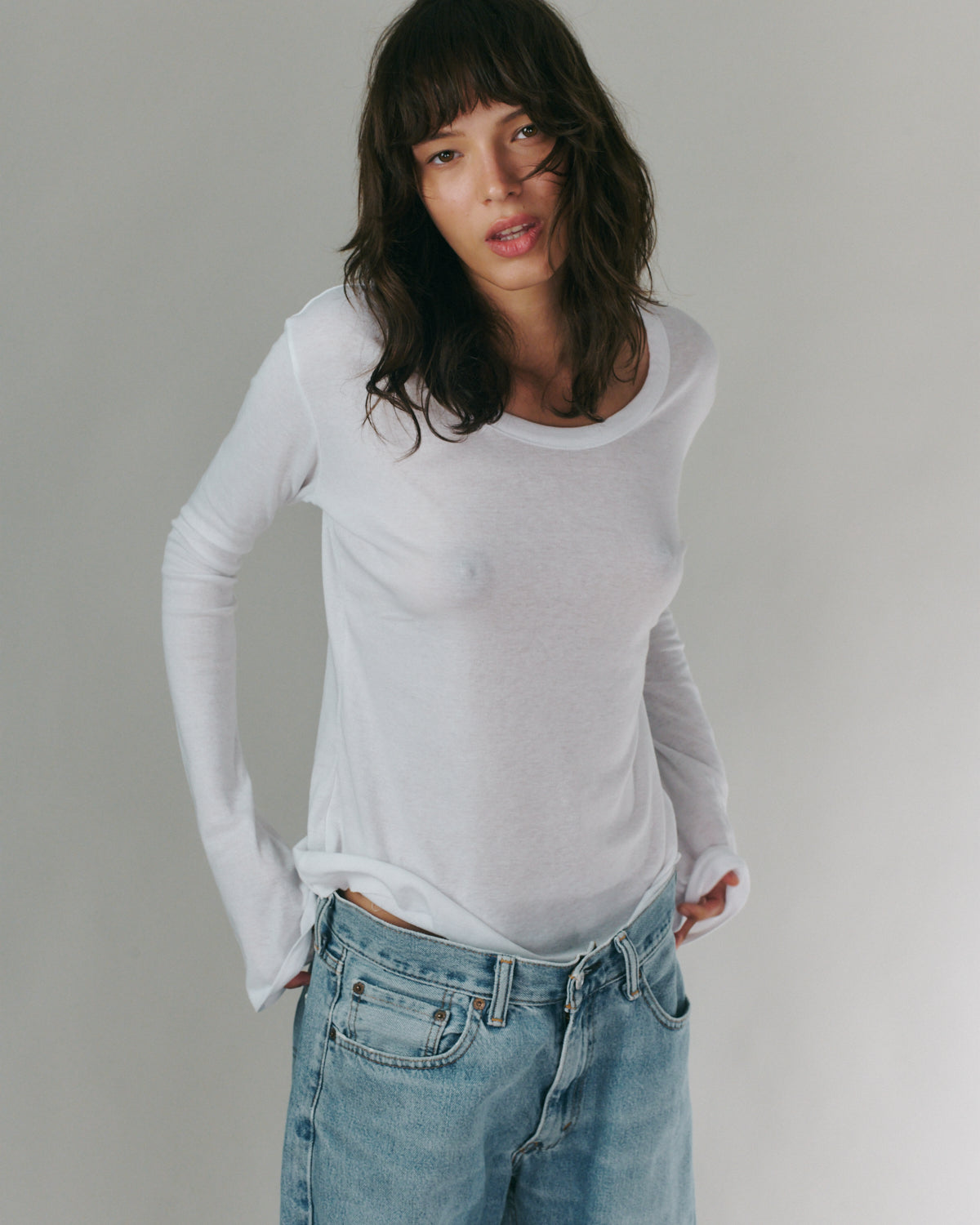EDEN LONG SLEEVE WHITE