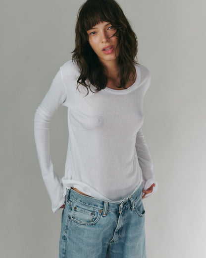EDEN LONG SLEEVE WHITE