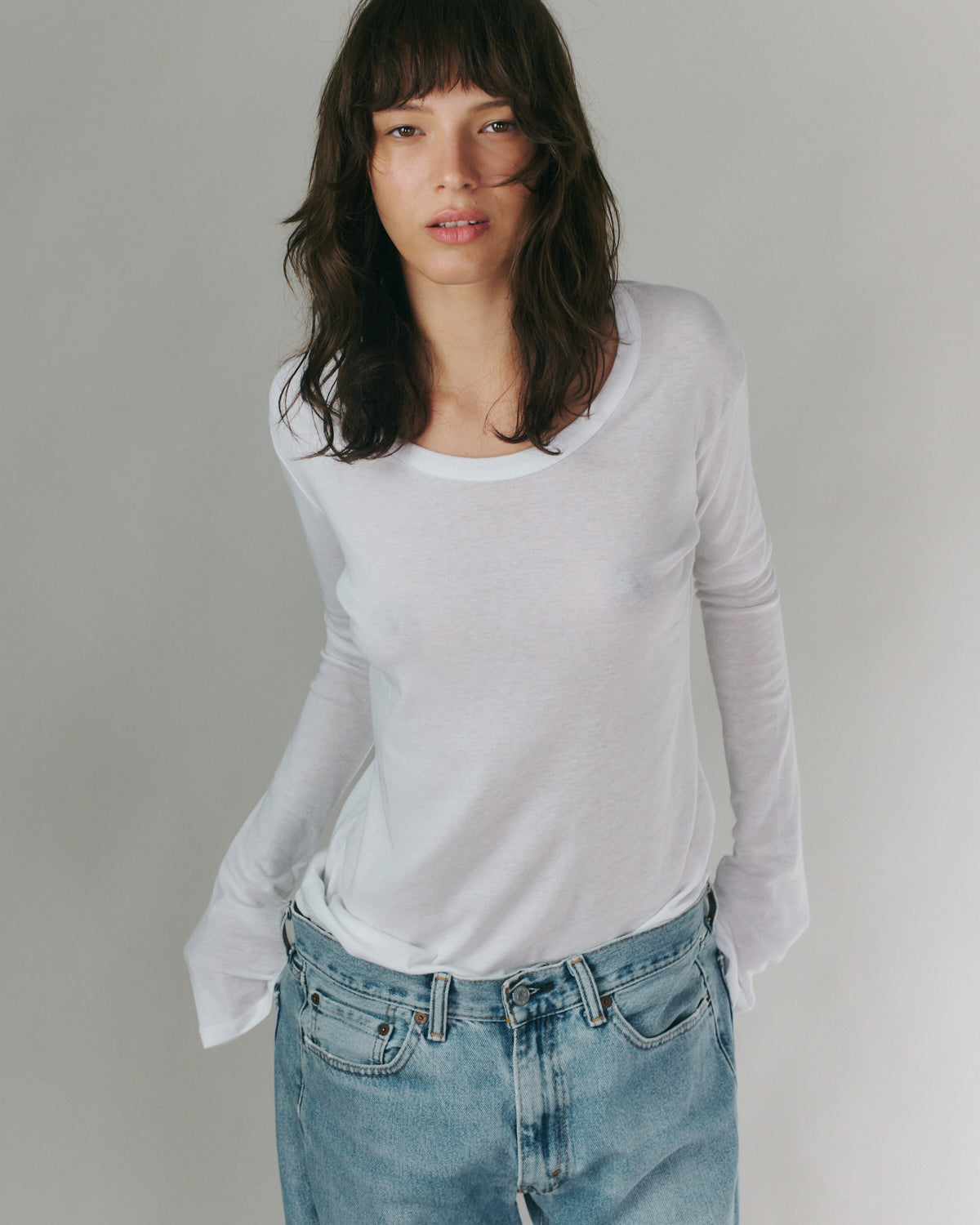 EDEN LONG SLEEVE WHITE