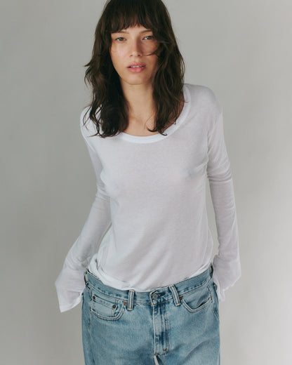 EDEN LONG SLEEVE WHITE