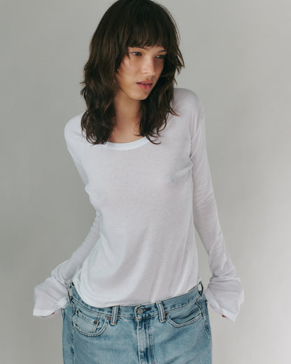 EDEN LONG SLEEVE WHITE