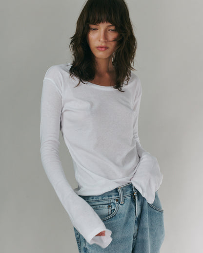 EDEN LONG SLEEVE WHITE