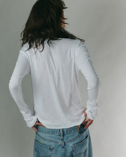 EDEN LONG SLEEVE WHITE