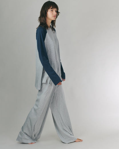 ANNE SHIRT GREY &amp; NAVY