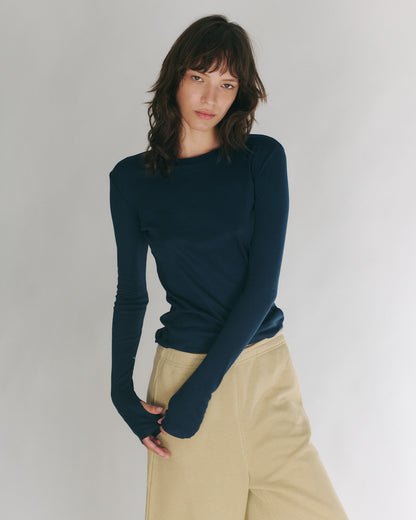 DANIELLA LONG SLEEVE NAVY