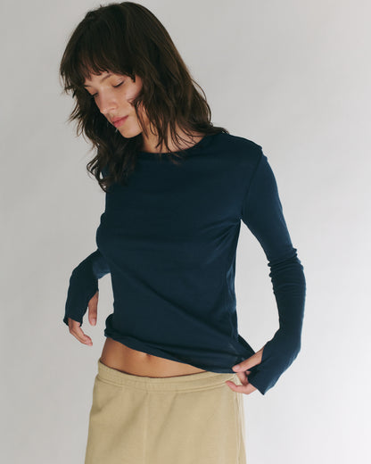 DANIELLA LONG SLEEVE NAVY