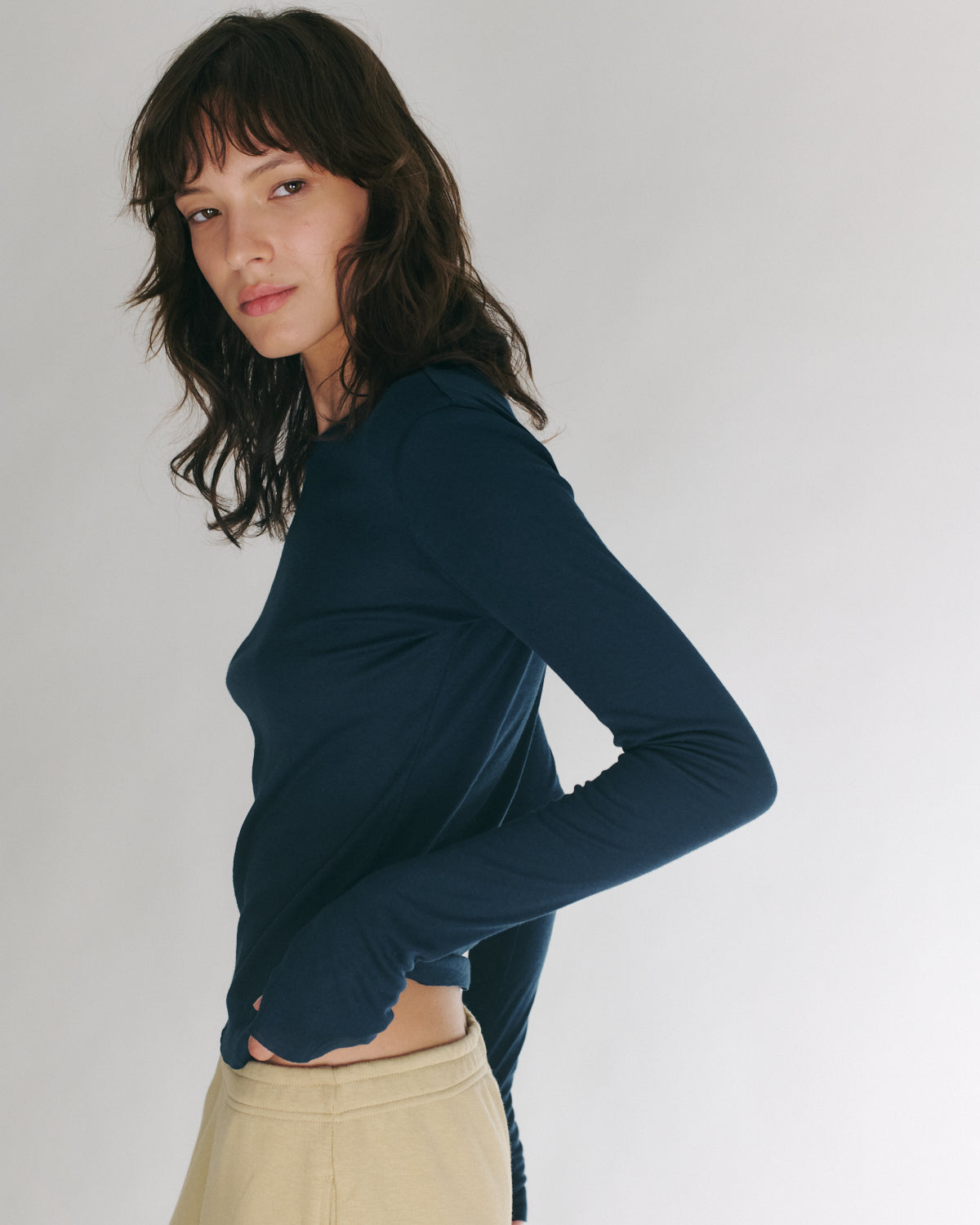 DANIELLA LONG SLEEVE NAVY