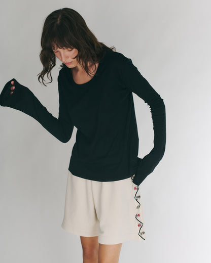 EDEN LONG SLEEVE BLACK