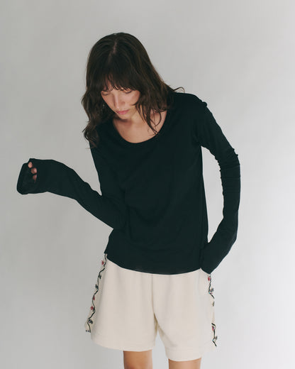 EDEN LONG SLEEVE BLACK