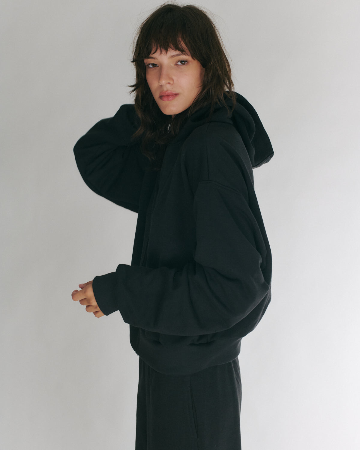 MIKEY ZIP HOODIE EASY BLACK