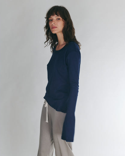 EDEN LONG SLEEVE NAVY