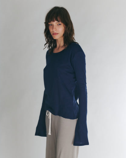 EDEN LONG SLEEVE NAVY
