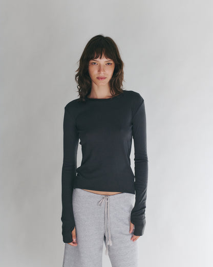 DANIELLA LONG SLEEVE EASY BLACK