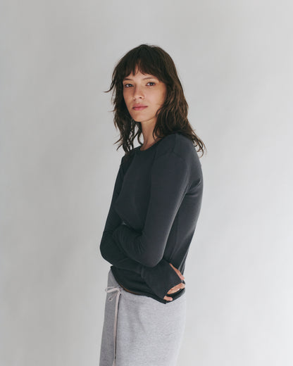 DANIELLA LONG SLEEVE EASY BLACK