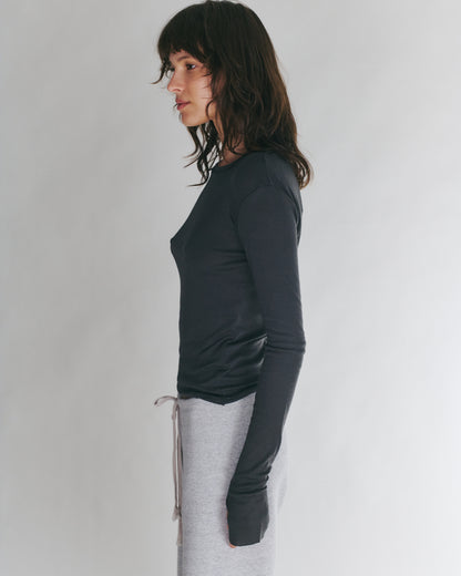 DANIELLA LONG SLEEVE EASY BLACK